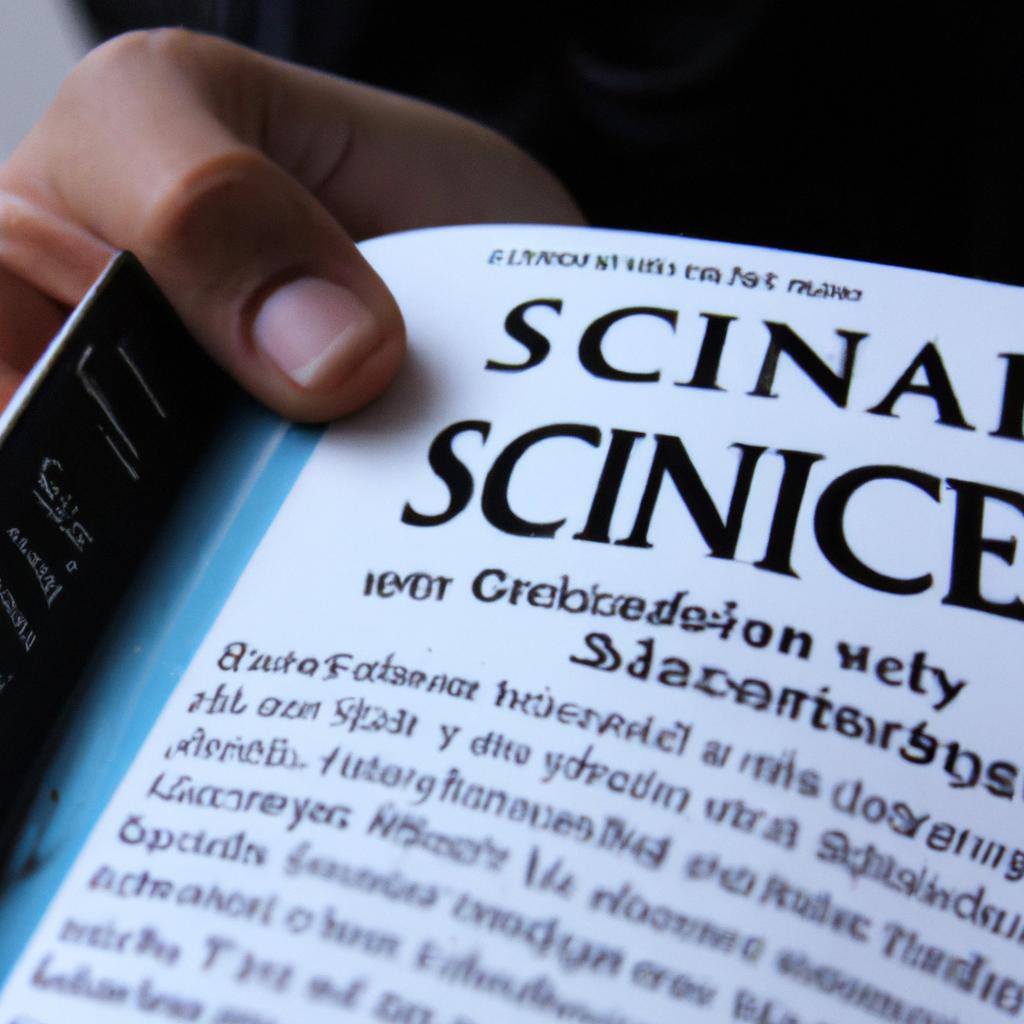 Person reading social science book